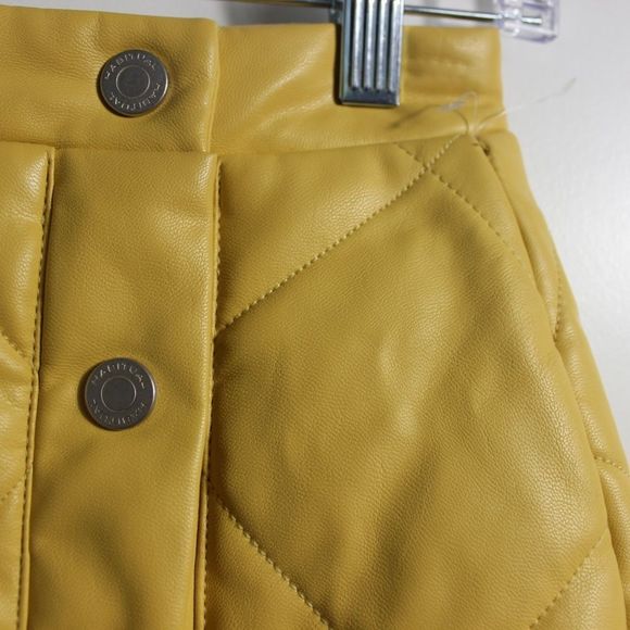 Yellow Quilted Kids Skirt - Picture 6 of 13